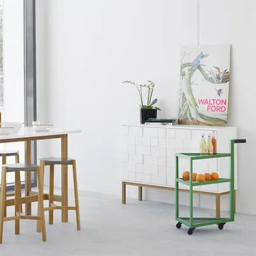 Move serving trolley - green - A2