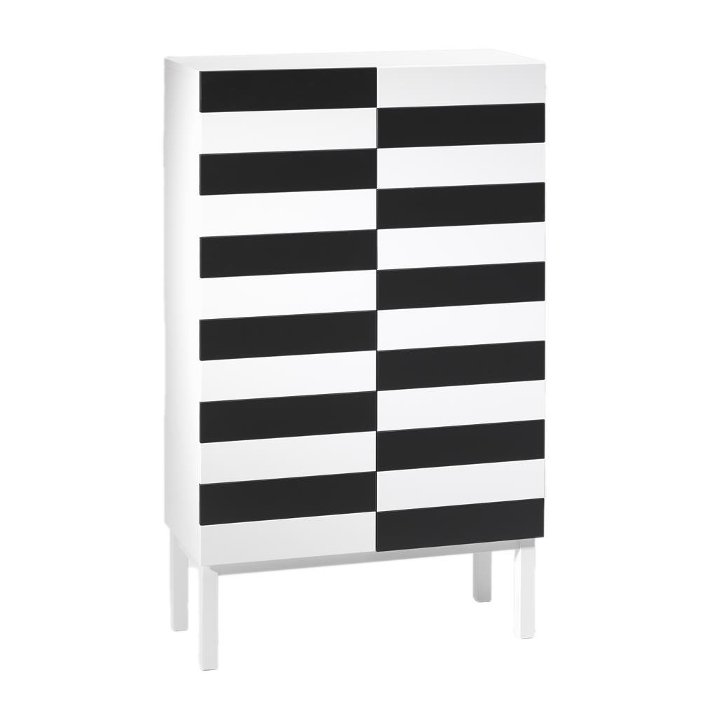 A2 No 24 cabinet Black and white | Scandinavian Design | Display & glass cabinets | Black