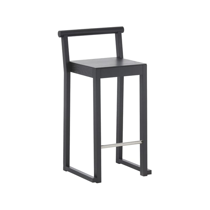 Party barstool 66 cm - Black oiled oak - A2