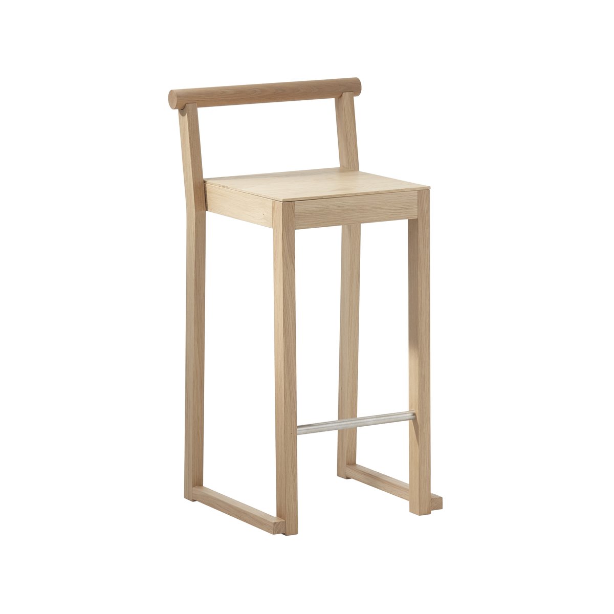 A2 Party barstool 66 cm White oiled oak | Scandinavian Design | Bar stools | Brown