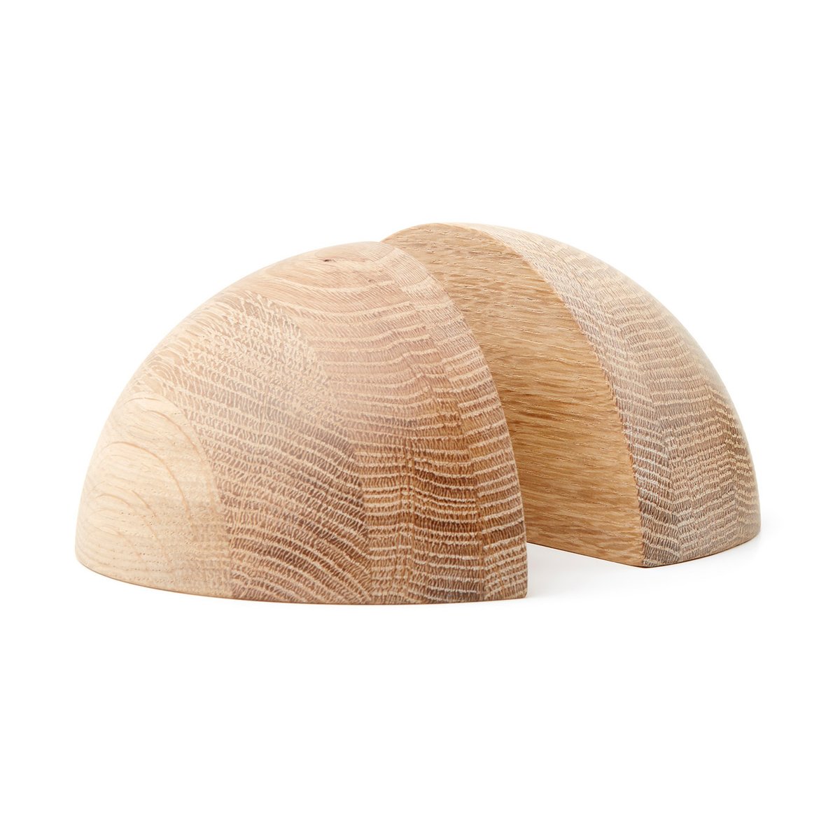 A2 Show book ends white-oiled oak | Scandinavian Design | Magazine racks | Brown