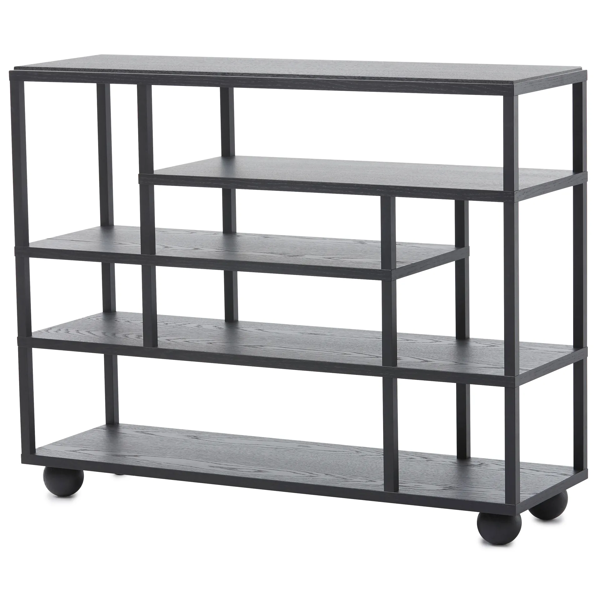 Show shelf, Black stained oak A2