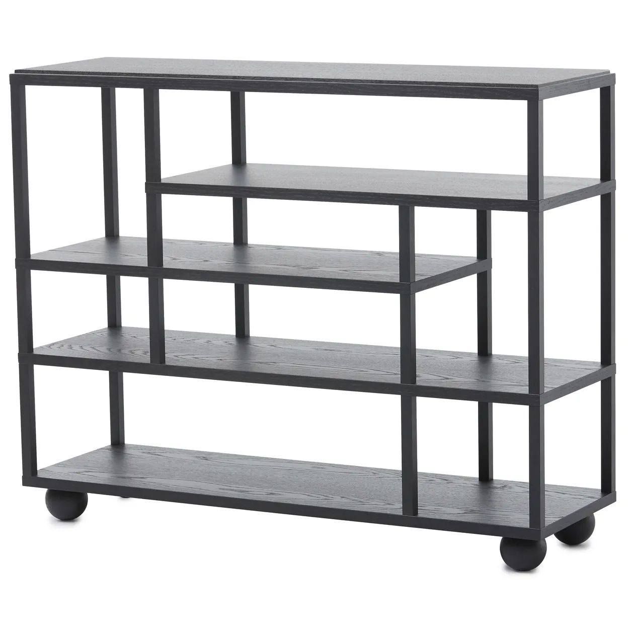 A2 Show shelf Black stained oak | Scandinavian Design | Shelves & shelving systems | Black