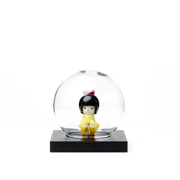 Space decoration - Oak black stained, glass - A2