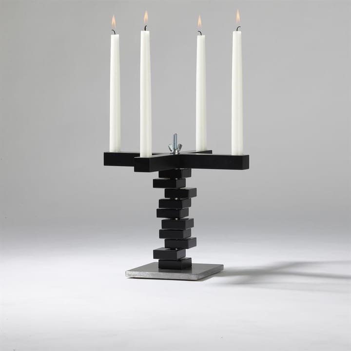 Spin candleholder - black - A2