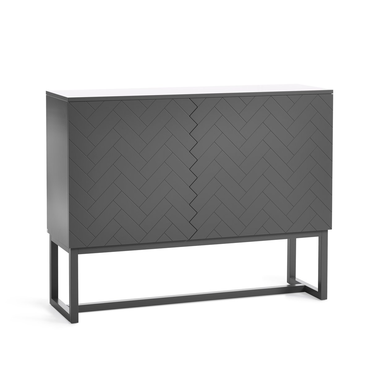 A2 Story cabinet Grey-grey leg | Scandinavian Design | Display & glass cabinets | Grey