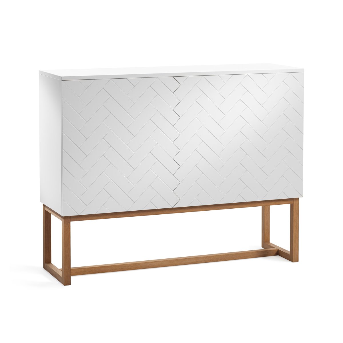 A2 Story cabinet White-oak legs | Scandinavian Design | Display & glass cabinets | White