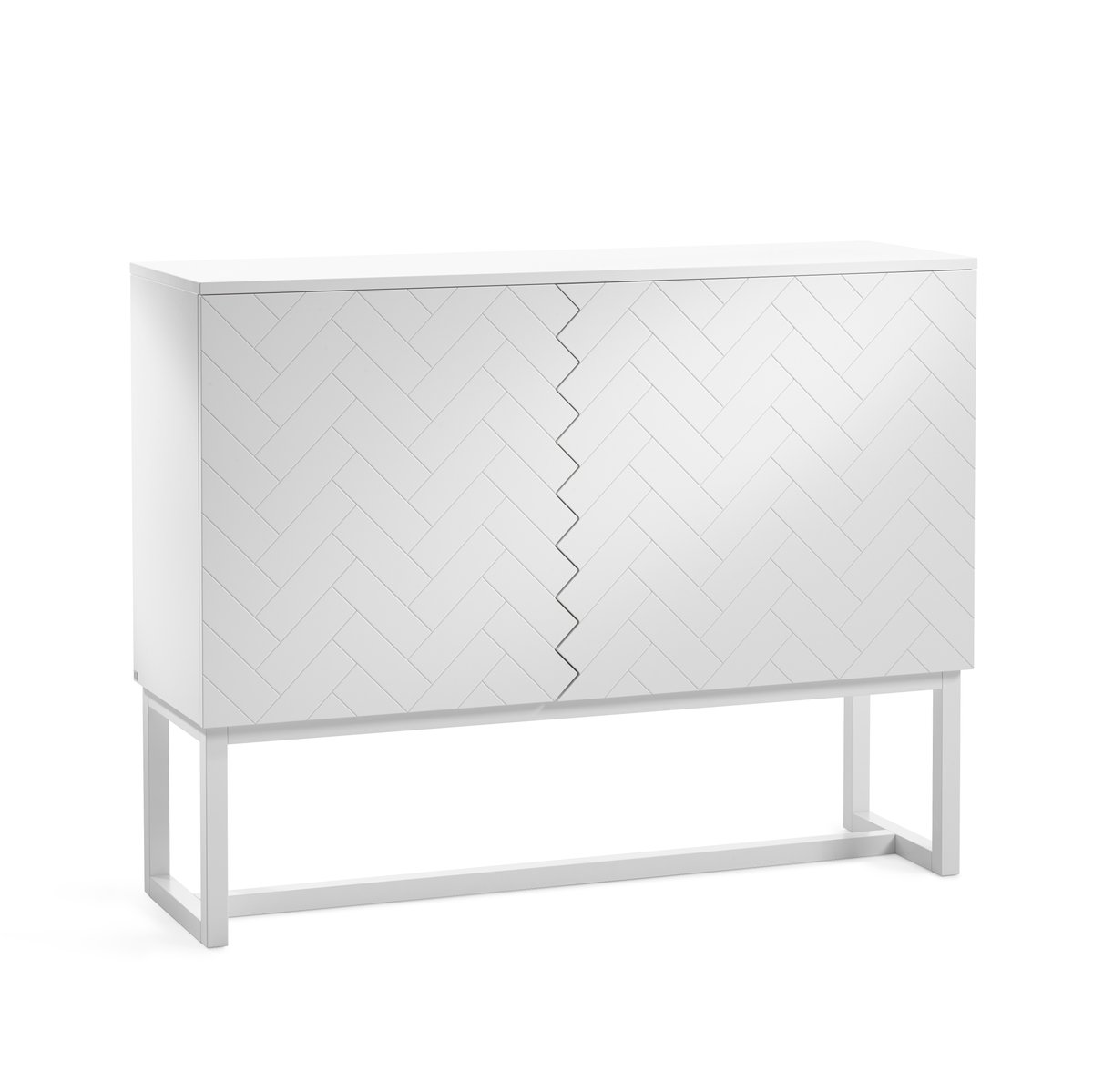A2 Story cabinet White-white leg | Scandinavian Design | Display & glass cabinets | White