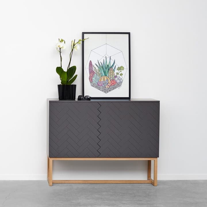 Story Side table, Midnight blue, blue stand A2