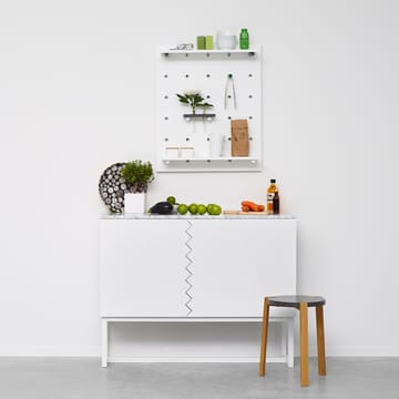 Story Side table - Midnight blue, blue stand - A2