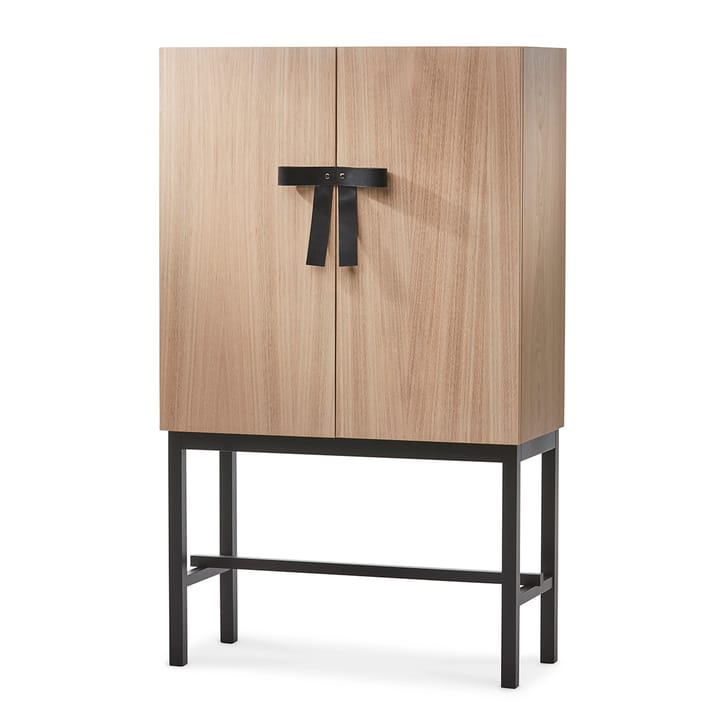 The Bow cupboard - White-oiled oak-black - A2