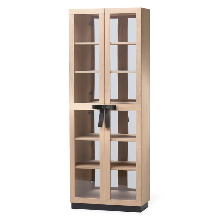 The Bow display cabinet - White oiled oak - A2