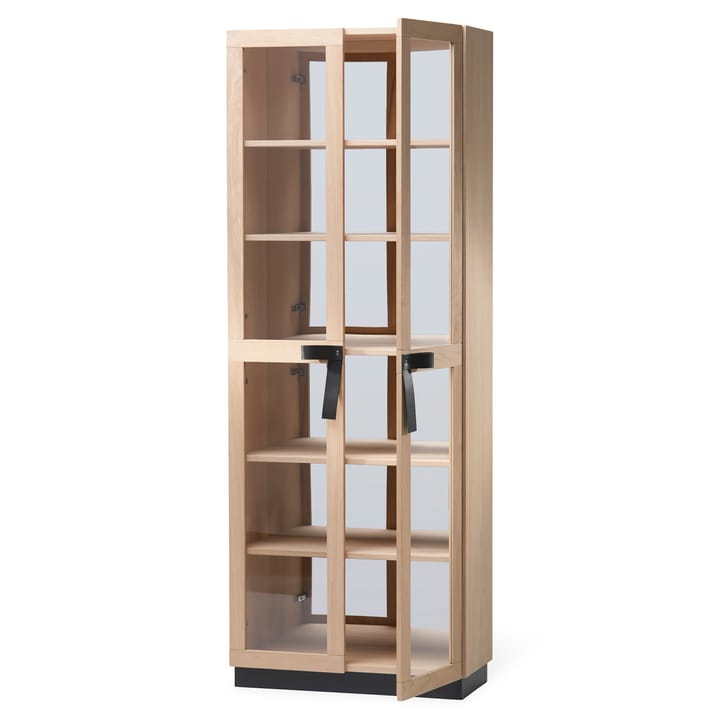 The Bow display cabinet - White oiled oak - A2