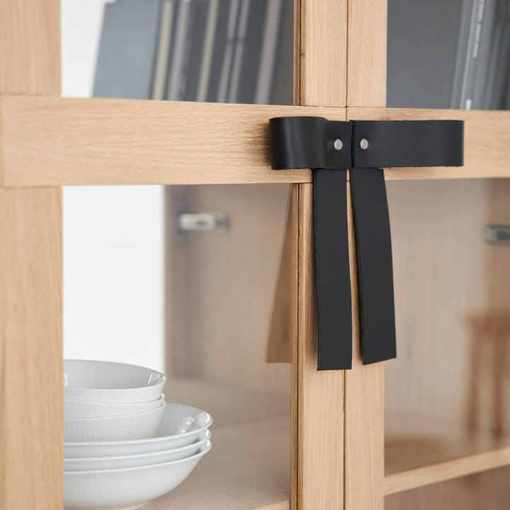 The Bow display cabinet - White oiled oak - A2