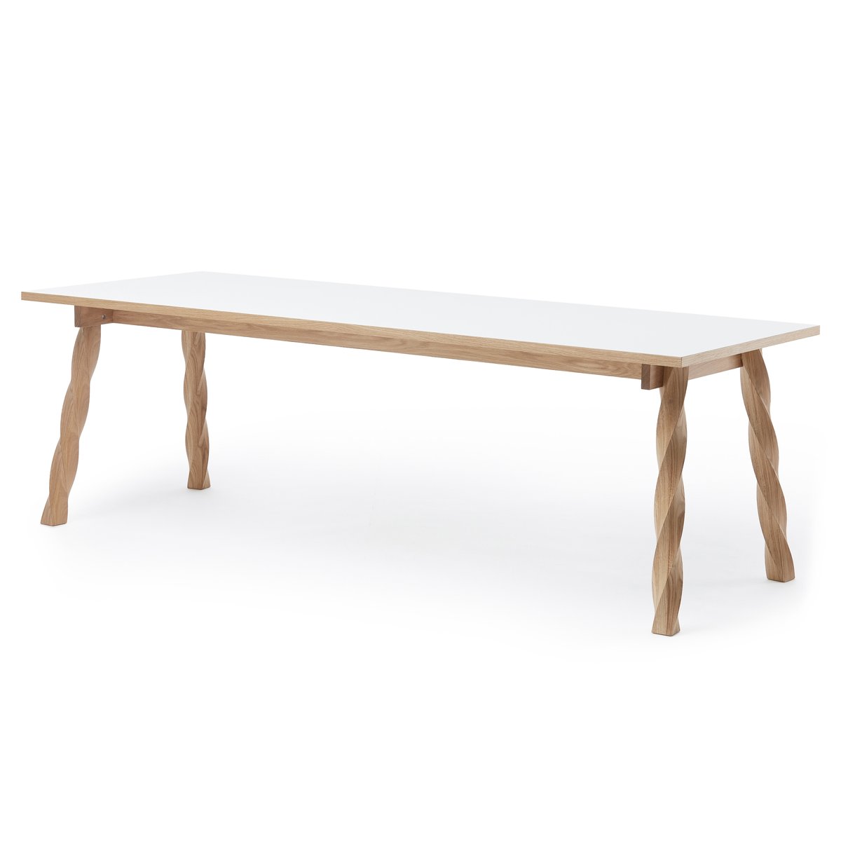 A2 Twist dining table White oiled oak-white | Scandinavian Design | Dining tables | White