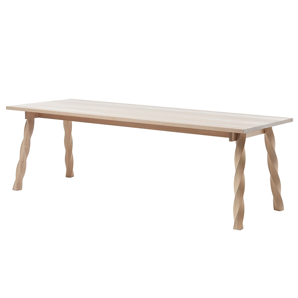 A2 Twist dining table White oiled oak | Scandinavian Design | Dining tables | Brown