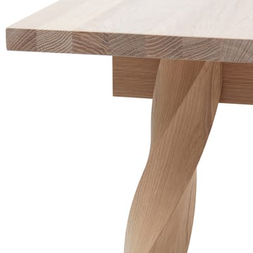 Twist dining table - White oiled oak - A2