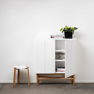 White Cabinet cabinet - oak - A2