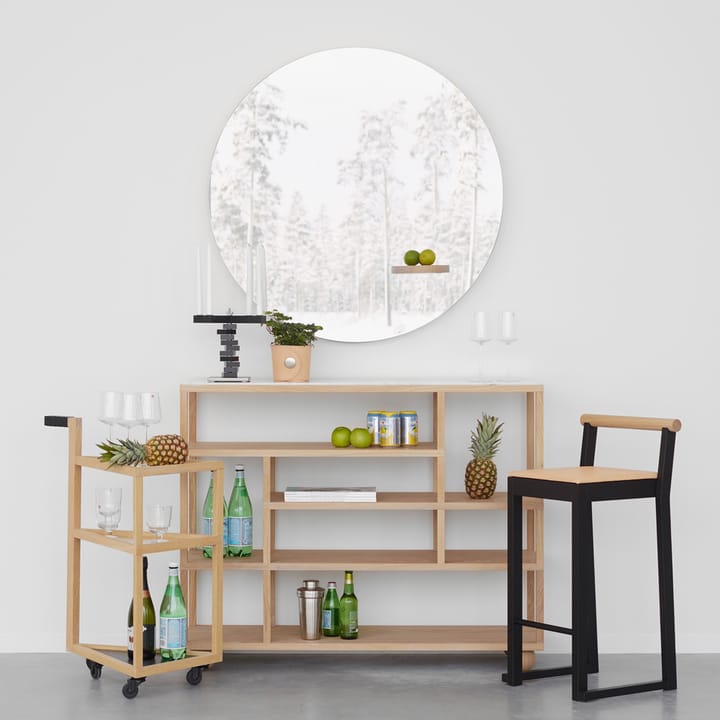 You mirror, Oak black stained A2