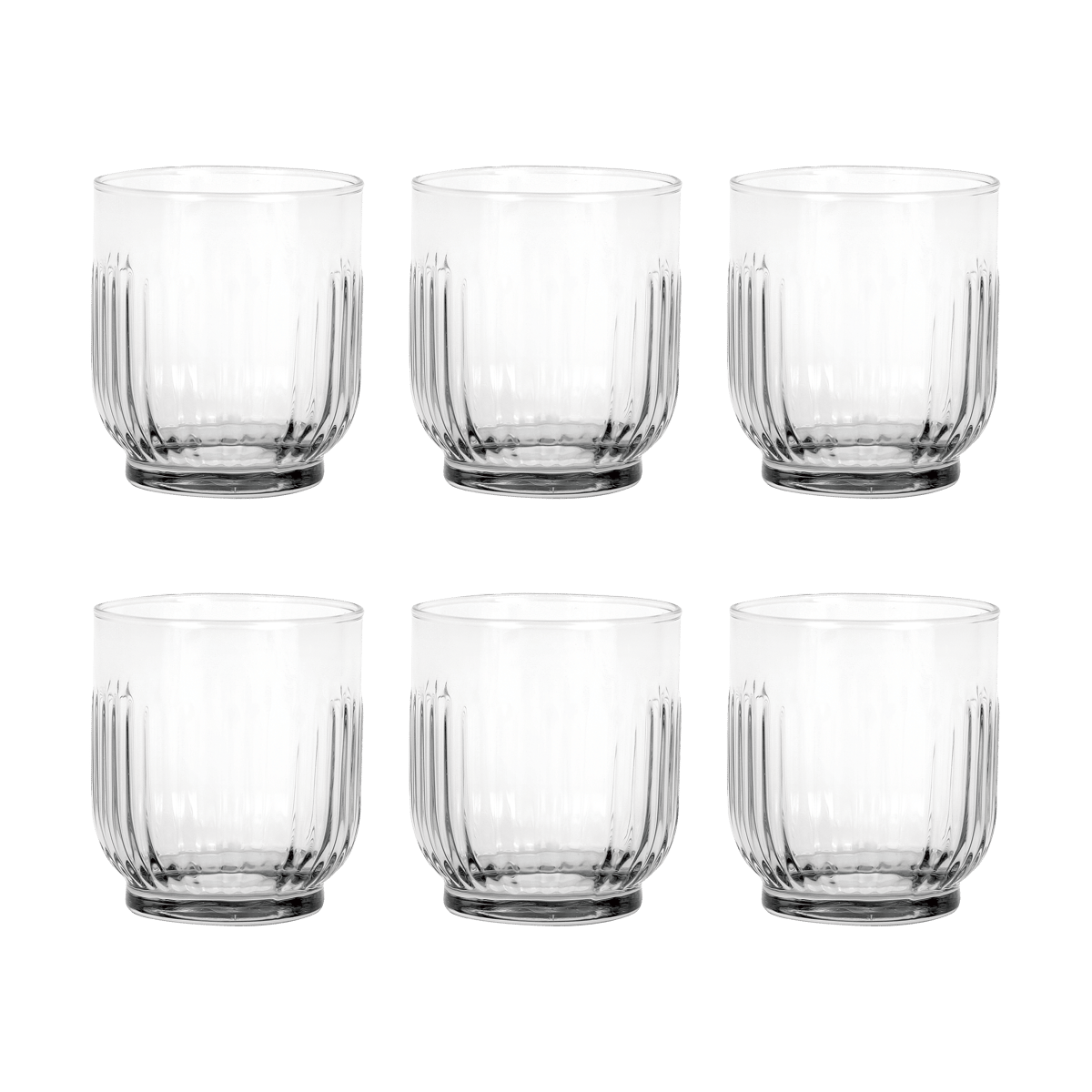 Aida drinking glass 33 cl 6 pieces Clear | Scandinavian Design | Drinking glasses & tumblers | Transparent
