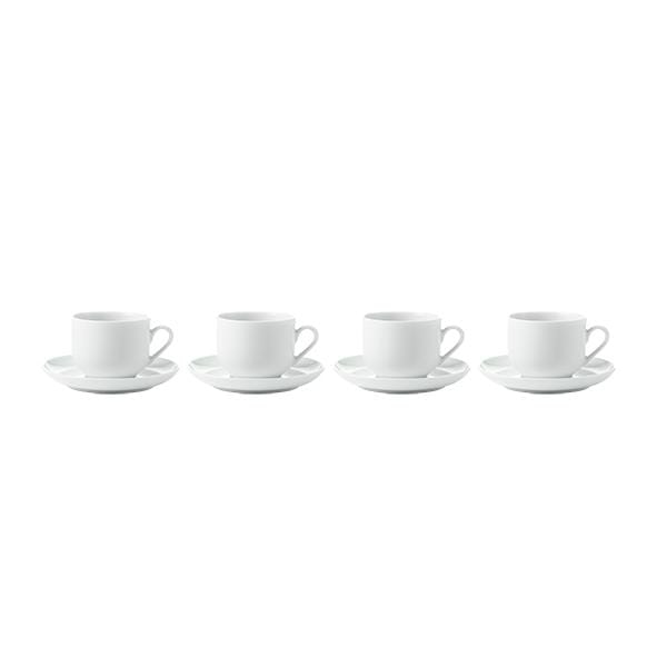 Atelier coffee cup 18 cl 4-pack - Superwhite - Aida