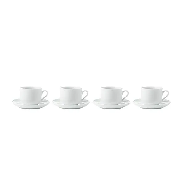 Aida Atelier coffee cup 18 cl 4-pack Superwhite | Scandinavian Design | Coffee cups | White