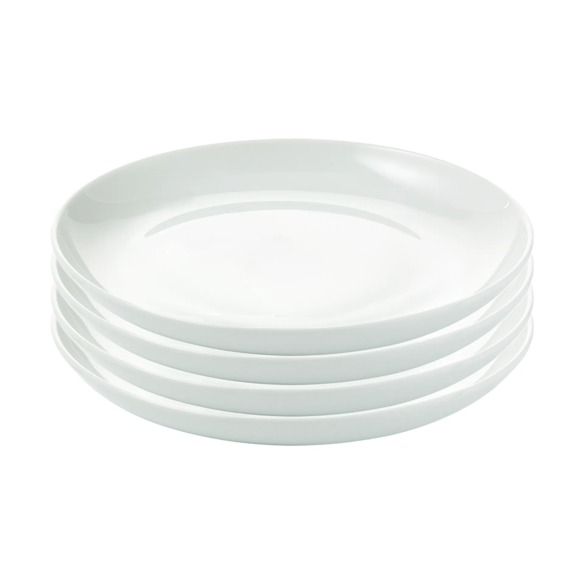 Atelier plate Ø18 cm 4-pack, Superwhite Aida