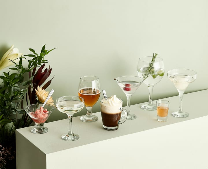 Café martini-/cocktail glass 17.5 cl - Clear - Aida