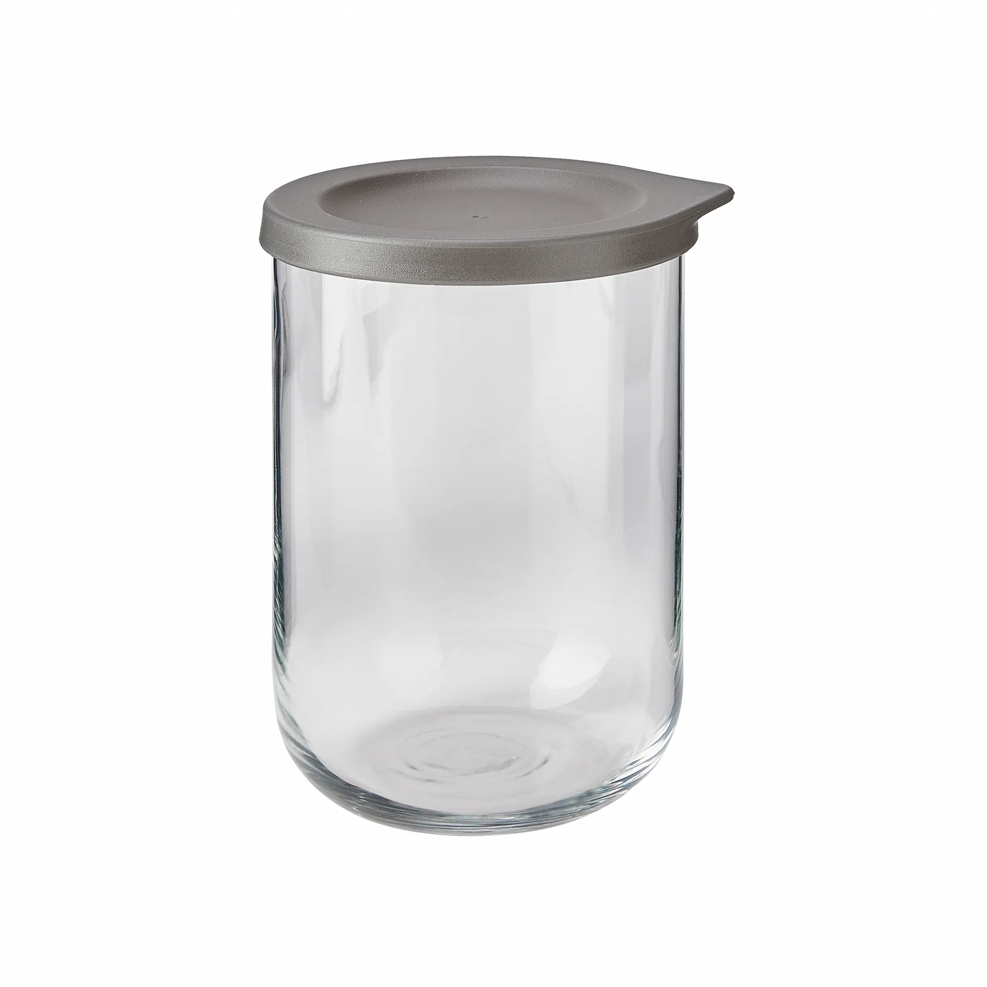 Café storage jar with lid 1 liter, Clear Aida