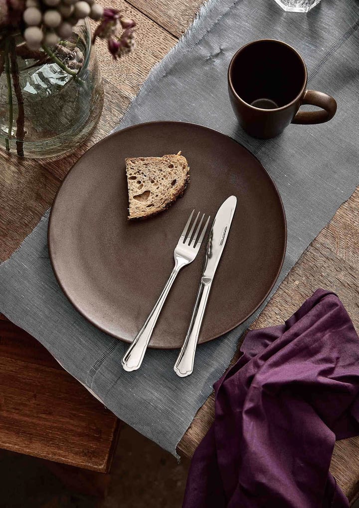 Ceramic Workshop plate Ø26 cm - Chestnut-matte brown - Aida