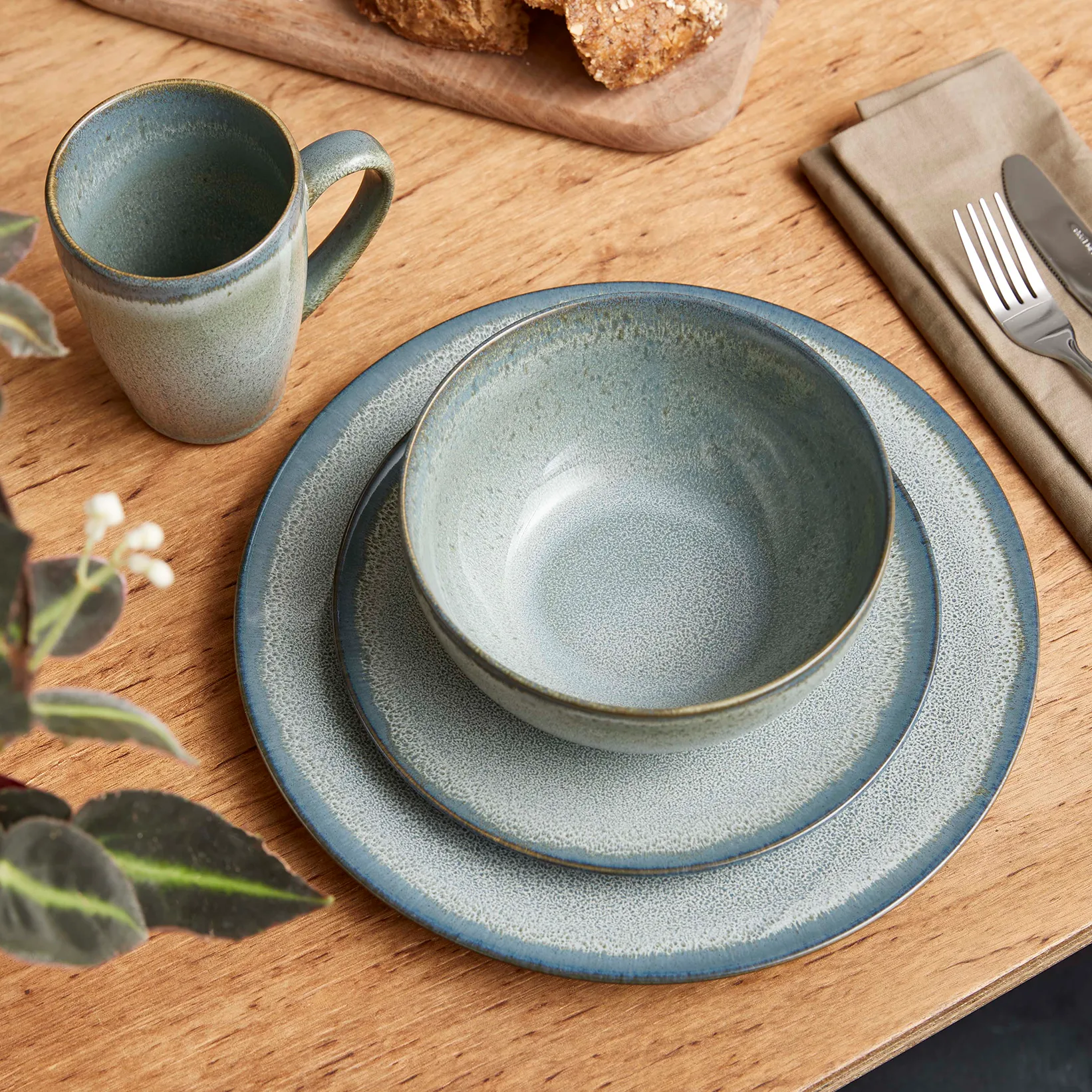 Ceramic Workshop plate Ø26 cm, lærke Aida