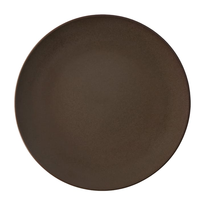 Ceramic Workshop small plate Ø19.5 cm - Chestnut-matte brown - Aida