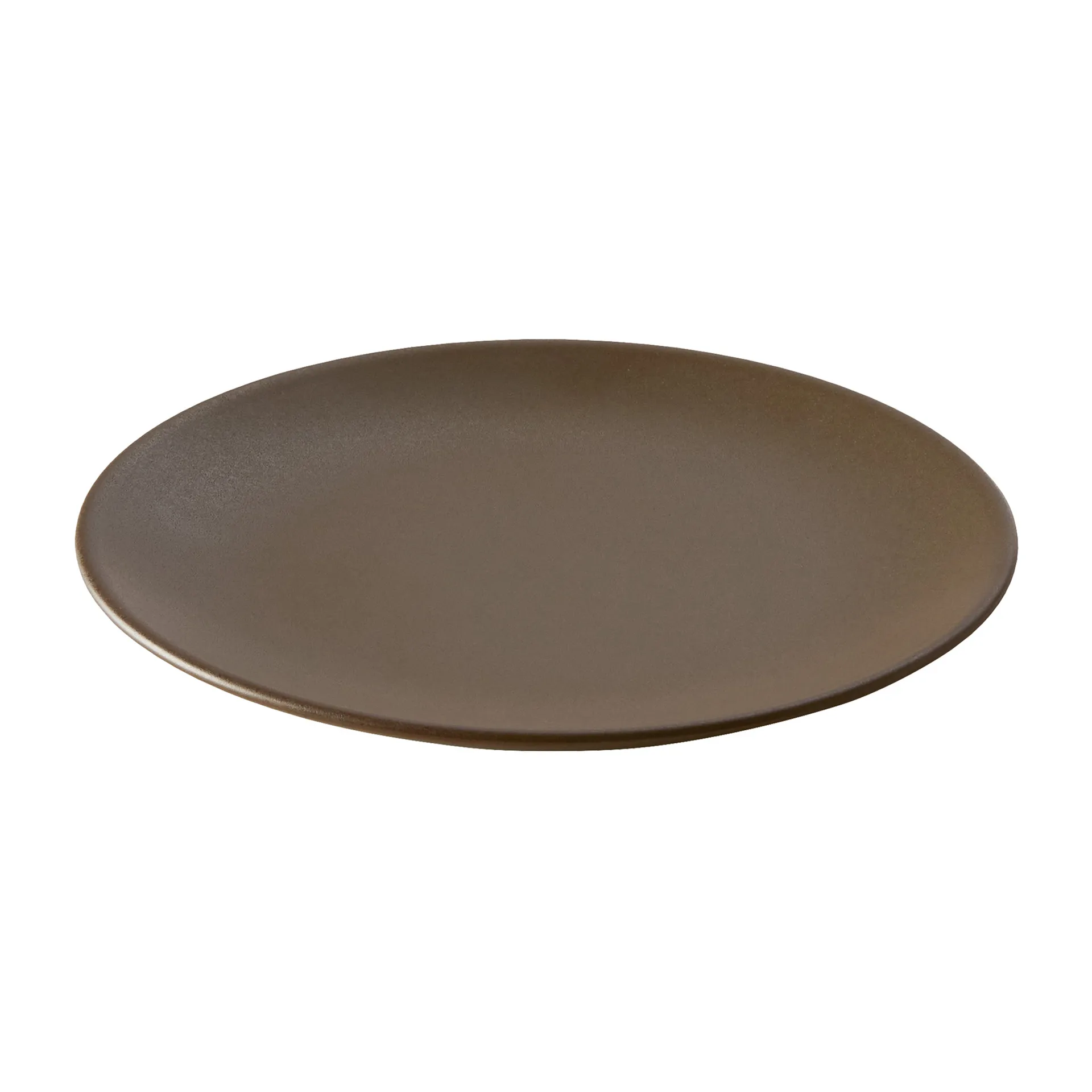 Ceramic Workshop small plate Ø19.5 cm, Chestnut-matte brown Aida