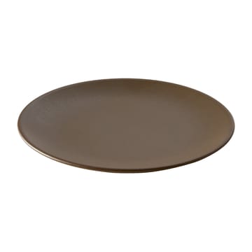 Ceramic Workshop small plate Ø19.5 cm - Chestnut-matte brown - Aida