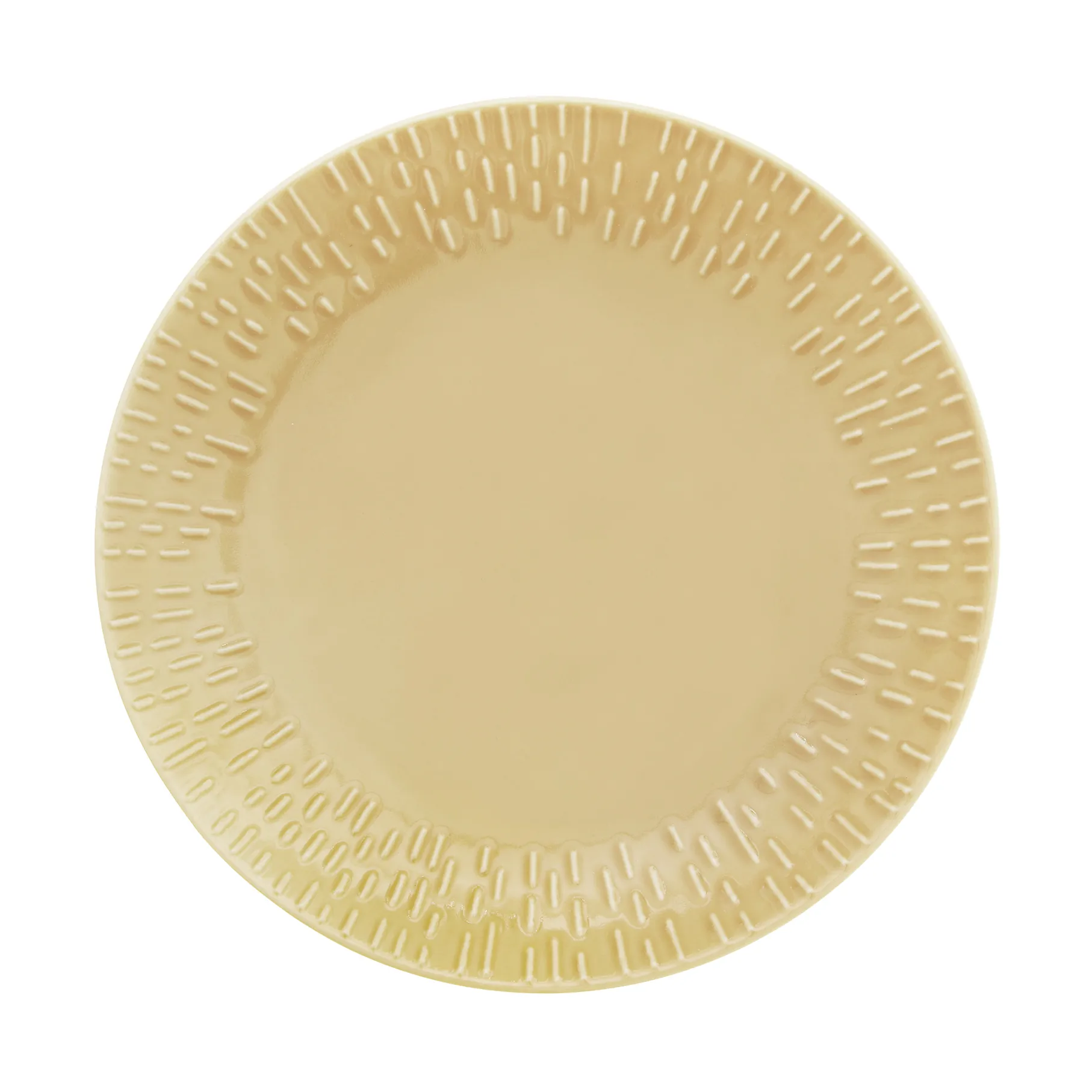 Confetti plate, Mustard, Ø21 cm Aida
