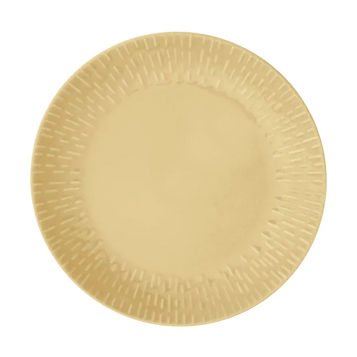 Confetti plate - Mustard, Ø24 cm - Aida