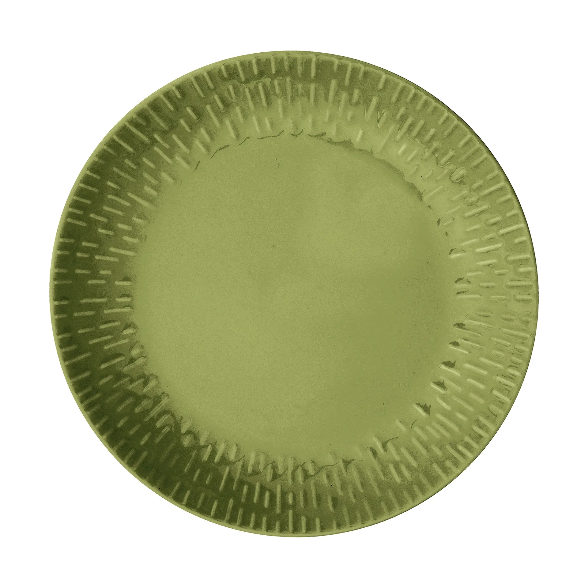 Confetti plate, Olive, Ø24 cm Aida