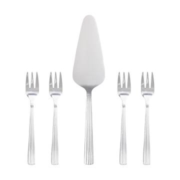 Groovy cake utensils set 5 pieces - Stainless steel - Aida