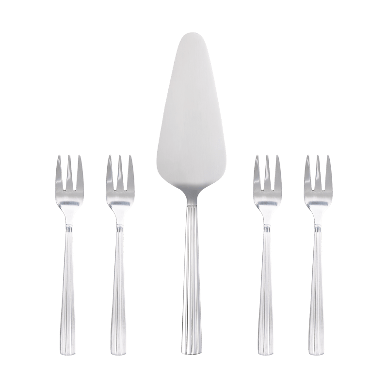 Aida Groovy cake utensils set 5 pieces Stainless steel