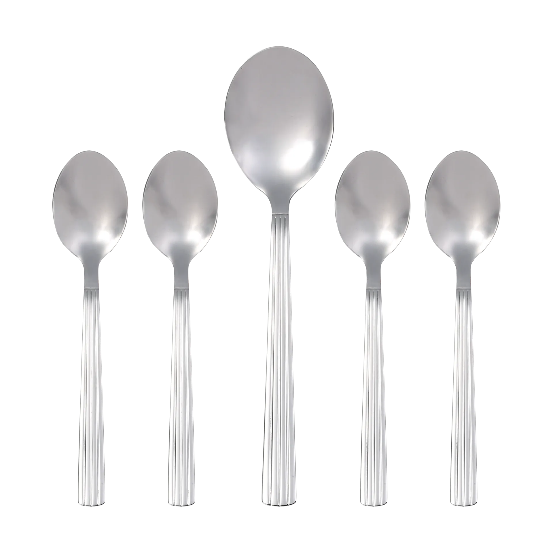 Groovy cutlery set 5 pieces, Stainless steel Aida