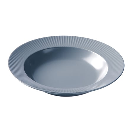 Aida Groovy deep plate o 23 cm Grey | Scandinavian Design | Deep plates | Grey