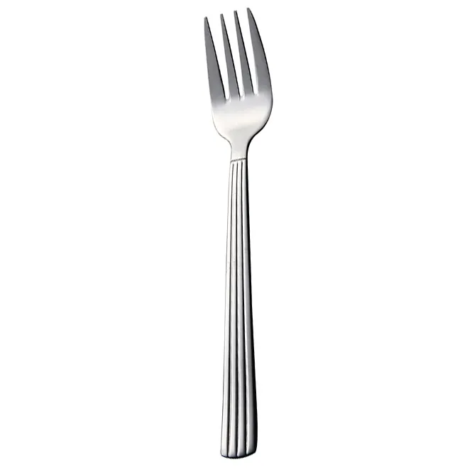Aida Groovy fork stainless steel | Scandinavian Design | Table cutlery | Silver-coloured