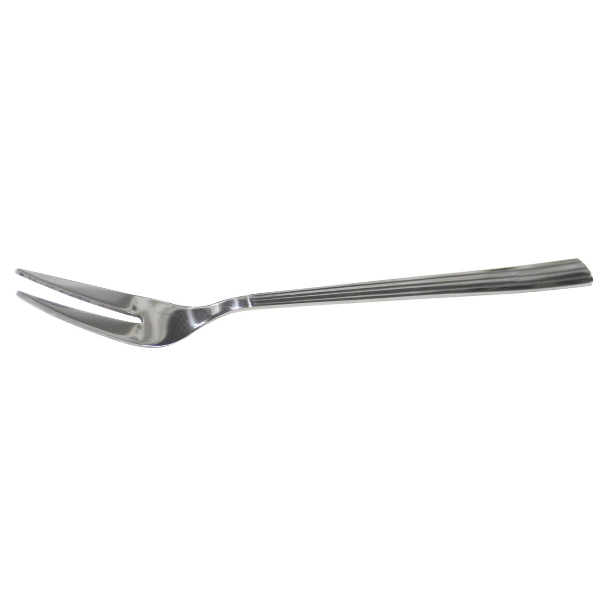 Aida Groovy knife fork stainless steel | Scandinavian Design | Serving utensils | Silver-coloured