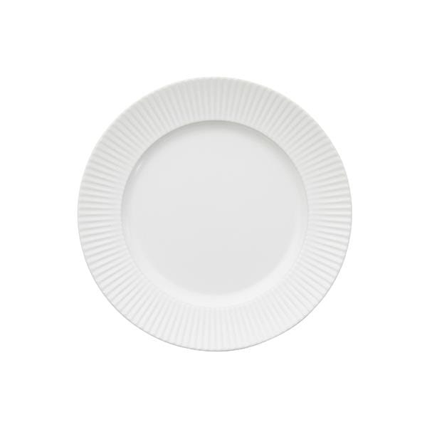 Groovy plate 21 cm - White - Aida