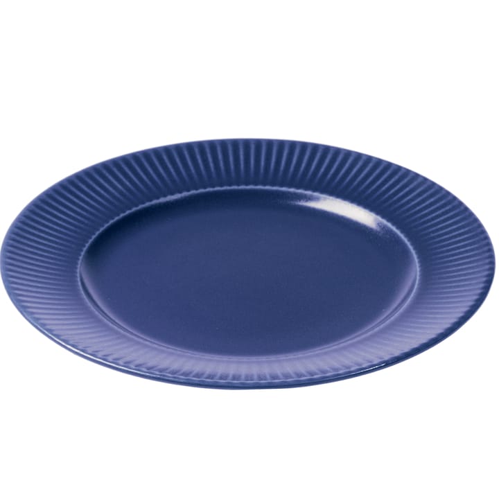 Groovy plate Ø 27 cm - Blue - Aida