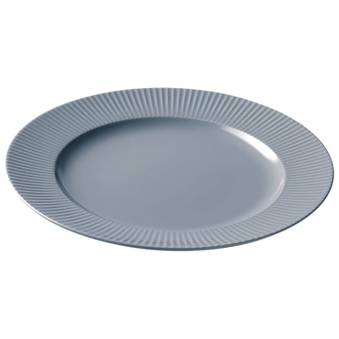 Groovy plate Ø 27 cm - grey - Aida