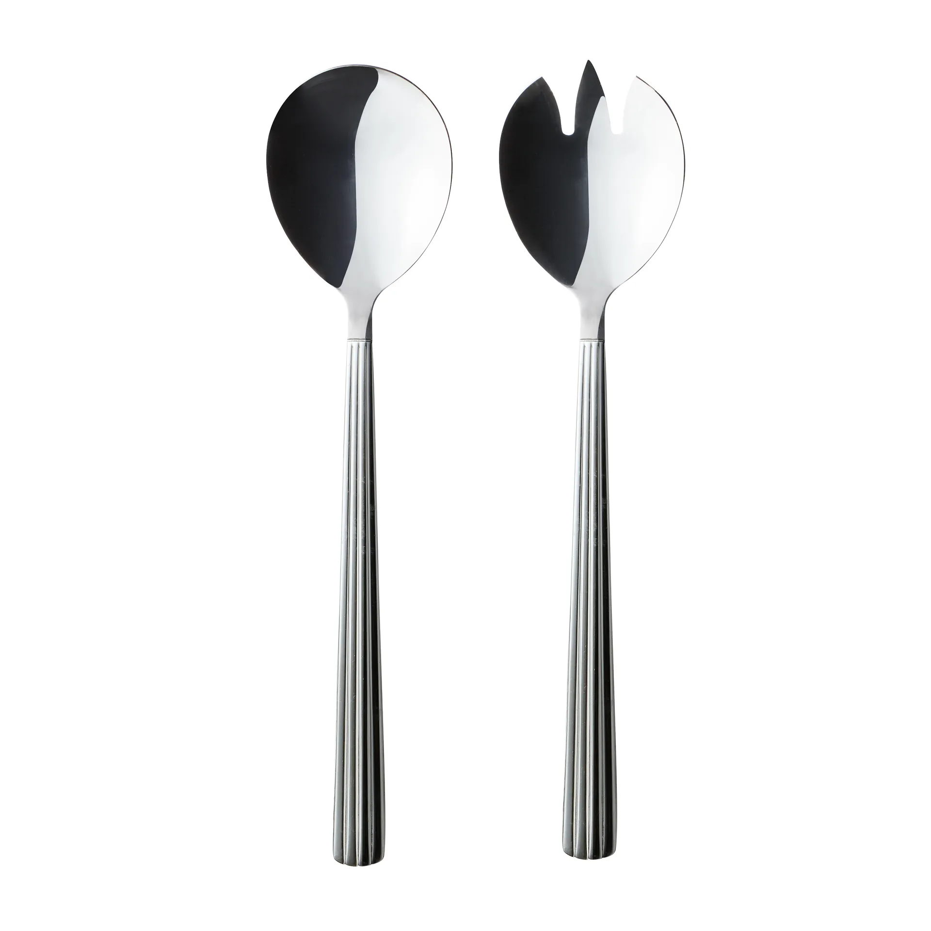 Groovy salad set 2 pieces, stainless steel Aida