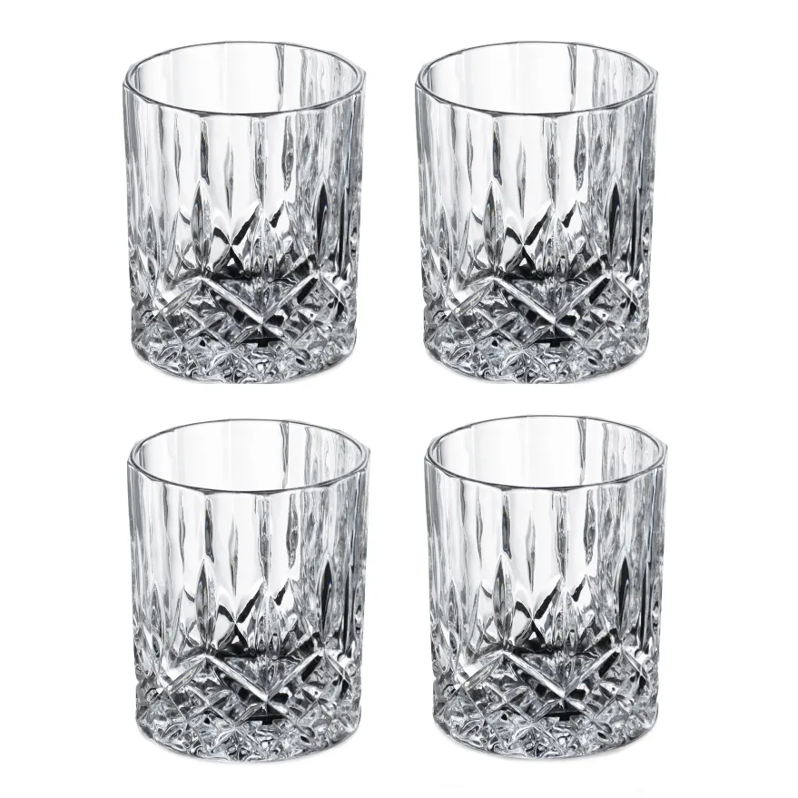 Aida Harvey whiskey glasses 4-pack 31 cl | Scandinavian Design | Transparent