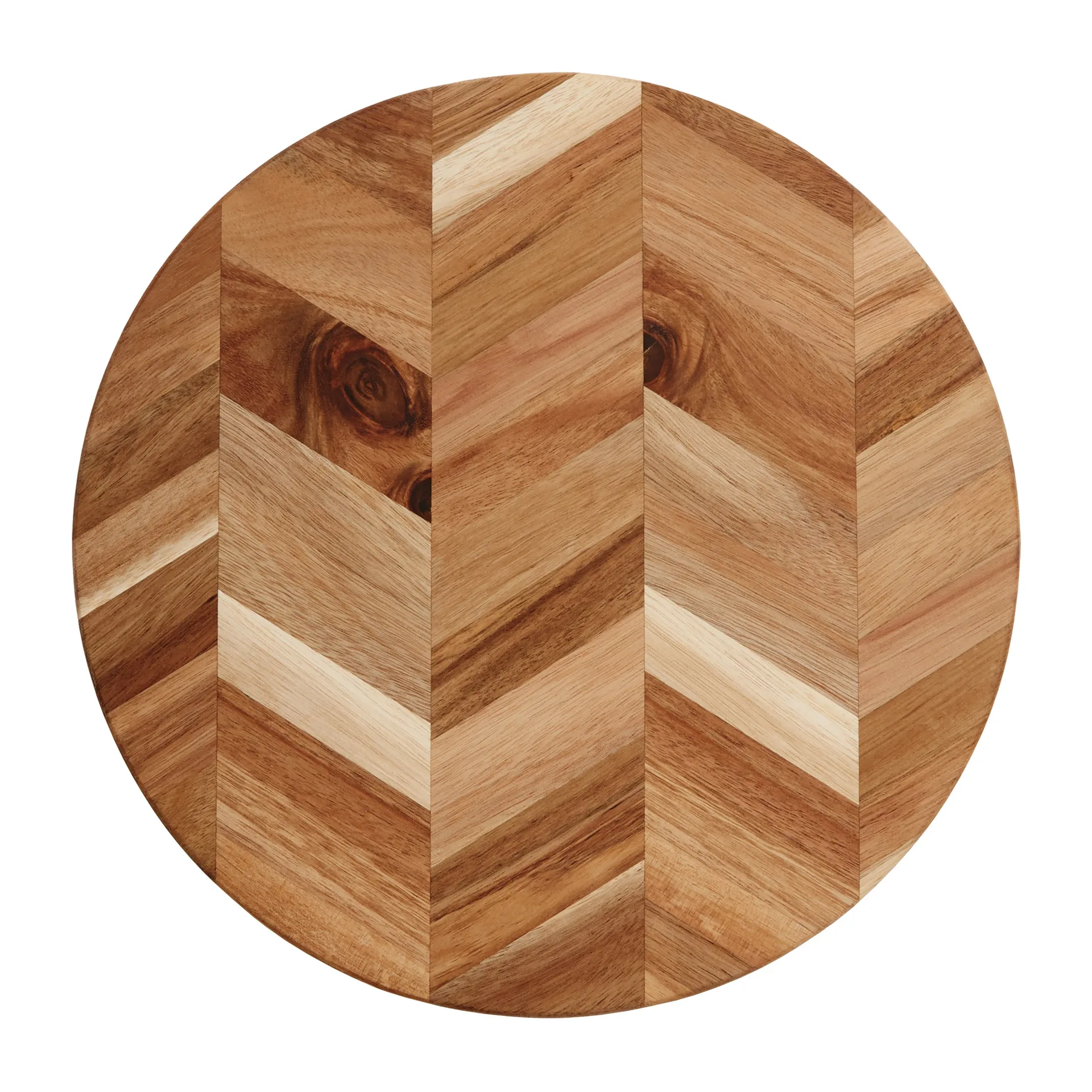 Heering bone cutting board Ø30 cm, acacia Aida