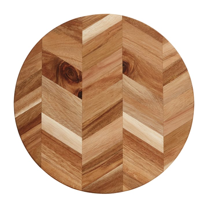 Heering bone cutting board Ø30 cm, acacia Aida